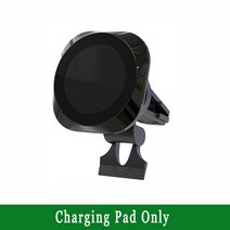 핸드폰선설치용품 전기선설치용품 30w 자기 무선 충전기 car phone holder, md1 블랙 케이블 없음