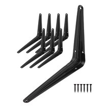 철물대장 선반대 까치발 백색 검정, 200x150 블랙(8개)