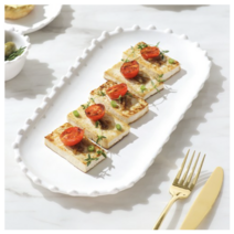 로얄베일 구뜨 타원접시, 크림화이트., 4개