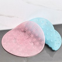 위너리스 멀티 원형 풋브러쉬/ 간편한 발씻기/ 흡착식 발판, 블루
