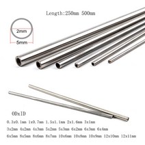 스테인리스강 304 모세관 튜브 250 500mm 길이 1mm 1.5mm 2mm 3mm 4mm 5mm 6mm 8mm 1-10 개/10mm/12mm, [24] 3x1x250mm 3pcs