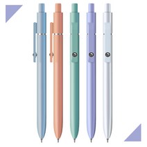[마치]지아이펜 검정심볼펜 0.7mm 저점도잉크 부드럽게잘써지는펜 성경필사펜, 10개입, 라이트핑크