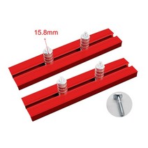 작업대 테이블 16-20mm 개 구멍 배플 플레이트 기획 정지 보드 목공 벤치 보조 클램프 알루미늄 toohr DIY, 01 2pc For 16mm Hole