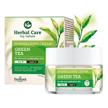 [공식수입] 파모나 허벌 케어 페이셜크림 3종 (와일드로즈 그린티 캐모마일), 01_Green Tea 노말라이징 크림 50ml