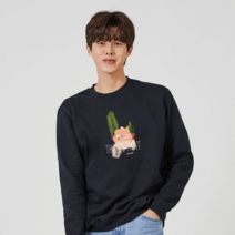 오너클랜 키밍 방콕 홈캉스 재택 캐주얼맨투맨 오버핏후드티