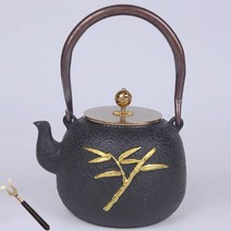 JINGHENG 티포트 쇠주전자 철재 포트 코팅 세트, T07-더블 구리 선차 주전자의 포크를 보내다