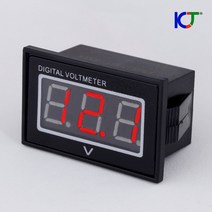 KCJ 방수 볼트메타 전압 게이지 표시 매립형 DC 2.5V~30V VT-W
