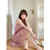 제주도 커플 나염 하늘하늘 점프수트 드레스 바닷가 스커트 해외여행 빅사이즈비치원피스 풀빌라