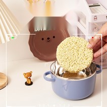 라면그릇 식기모음 대접 돈부리 라멘 라면기 손잡이 그릇 면기 용기 스테인레스 국수 수프, D