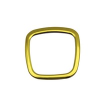 아우디 A3 8P S3 A4 B6 B7 B8 A5 A6 C6 Q7 Q5 Q3 크롬 스티어링 휠 트림 커버 스티커 교체 자동차 액세서리, 05 금