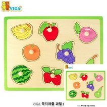꼭지퍼즐 과일 17개월아기장난감 두돌아기교구 원목퍼즐 15개월아기교구 원목퍼즐 16개월교구