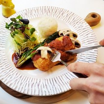 이탈리아 그레이스 디너 접시 28cm 1P, 스카이블루