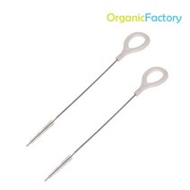 [오가닉팩토리] 빨대솔세척솔(2P) 스트로우브러쉬 그로미미 사용, 오가닉팩토리:빨대세척솔(2P)