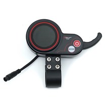 전동킥보드 계기판 속도계 전기 스쿠터 액세서리 대시 보드 가속기 컨트롤러 충전기 원격 스로틀 속도조절기, 48v 6 핀 미터