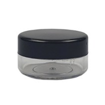 샘플용기 크림 립밤 연고 화장품 블랙투명 소분통 10g