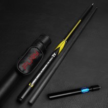 당구 카본 큐대 상대 큐 TY 로키 탄소 섬유 기술 샤프트 풀 스틱 11mm/12.5mm 센터 조인트 타코 드, 케이스가 있는 큐