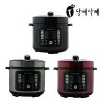 스트로만 당빼살빼 전기압력솥 멀티쿠커 저당형 5L 10인용, 블랙
