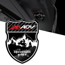 혼다 x adv xadv 150 250 300 750 모험 라이더 데칼 용 3d 오토바이 스티커 케이스, 없음