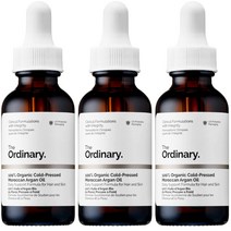 디오디너리 냉간압연 모로칸 아르간 오일, 3개, 30ml