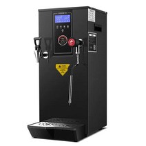 업소용 온수 디스펜서 편의점 카페 전기 가열 정수기, 20L LCD 터치스크린 블랙