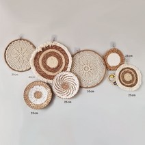 라탄공예 자개공예 전통매듭 소품 라탄만들기 한국기념품, 7pcs 세트 및