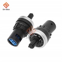 LA42DWQ-22 1K 2K 5K 10K 20k 50k 500k 22mm 직경 냄비 로터리 전위차계 변환기 거버너 인버터 저항 스위치, [04] 5K