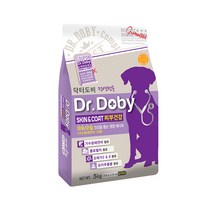 닥터도비 전연령 스킨앤코트 피부건강 건식사료, 연어, 2kg, 2개