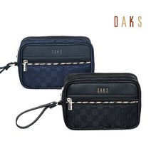 닥스골프 남성용 자카드 파우치백 DKPB-025M 1, 네이비(Navy)