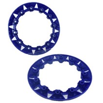 atv타이어부품 4륜오토바이타이어 4륜바이크타이어 2pcs 8 인치 atv 휠 트림 허브 보호 장식 림 캡 범용 차량 모든 지형 휠 플라스틱 커버 맞는 8 인치 타이어, 225mm