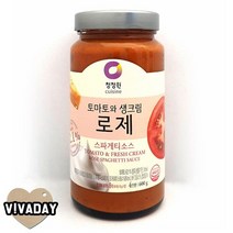 MY 청정원 스파게티소스 600g, 쿠팡 로제스파게티소스, 쿠팡 본상품선택