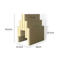 잡지꽂이 책꽂이 잡지거치대 중고대 바닥 탄창 인터넷 테이블 선반, 3.Milky yellow