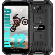 [해외] 언락폰 자급제폰 Ulefone Armor X6 Pro 2023 Rugged Smartphone Unlocked Android 12 4GB+32GB, Black, one option, 32GB