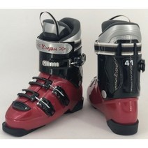 쓰락시스 트라이던트 스노우보드 부츠 벨트 바인딩 더블 3 버클 경도 65 좋은 품질, 부르고뉴 - 41야드