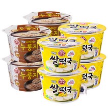 오뚜기 옛날 쌀떡국 166.6g 4개 + 옛날 구수한 누룽지 60g 4개, 1세트