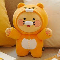 카카오프렌즈 춘식이 라이언 수면잠옷(오렌지) 인형