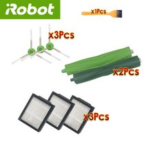 로봇 청소기 걸레 필터 iRobot Roomba i7 plus E5 E6 교체 액세서리 진공 Hepa 브러시 롤 청소 예비 부품, 002