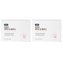 유유유 세탁조 클리너 2회분 드럼 통돌이 세탁기 청소, 2개