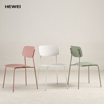 인테리어 식탁 의자 업소용 등받이 플라스틱 가죽 이케아 카페 테이블 세트 미드센추리 가구 추천 접이식 편한 철제 리폼 브랜드 에펠 스틸 아크릴, B