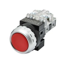 푸쉬버튼 스위치 (ON/OFF) /눌름스위치 /SHPR-25B-1, 적색, 1개