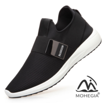 MOHEGIA 메쉬 보이지 않는 내부 강화 남성 신발 스포츠 레저 메쉬 신발 한 페달 봄 여름 통기성 탈취제 2022 새로운