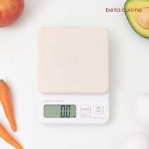 벨라쿠진 베이지 주방 전자 저울 1kg, 없음