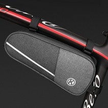 인사이드마켓 자전거 가방 핸드폰거치대 프레임 백팩, 블랙, 1개