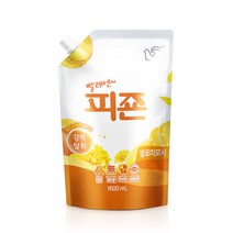 피죤 레귤러 섬유유연제 옐로미모사 리필, 1600ml, 4개