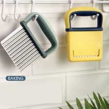 웨이브칼 물결칼 묵칼 감자칼, YELLOW