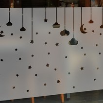 [뭉키데코] 고급컷팅안개시트_BSP-312_밤하늘의 구름(9045cm), 90×45cm