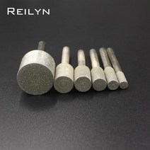 전동 실린더 전기 파워 삼면 포장기 에어 도어 공압 다이아몬드 그라인딩 포인트 630mm 미세 모래 비트 1 개 옥 석재 연마용 헤드, 120+Cylinder 6mm