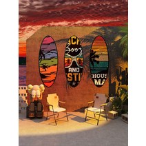 숏 서핑보드 스킴보드 짧은 웨이크보드 80cm 7종 빠지, Type A 스몰 800mm