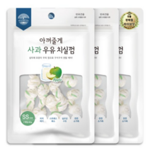 라이브잇 굿데이 아껴줄게 강아지 치실껌 SS 7p, 42개, 42g, 사과 우유