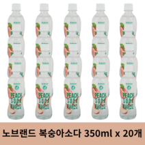 노브랜드 복숭아소다 350ml x 20개