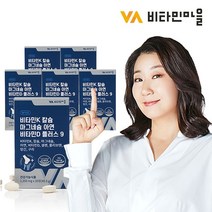 비타민마을 비타민K 칼슘 마그네슘 아연 비타민D 30정 X 6박스 (6개월분), 상세페이지참조, 6개